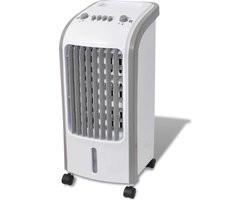 vidaXL Luchtkoeler draagbaar 80 W 4 L 270 mÂ³/u 25x26x56 cm