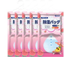 5 stuks vochtabsorberende zakken voor kasten en ruimtes