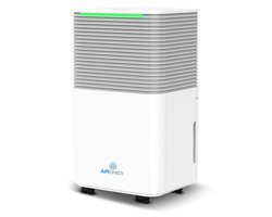 Aironex Luchtontvochtiger - 12 liter per dag - Wasdroogfunctie - Stil &Energiezuinig - Voorkomt Schimmel - Ontvochtiger voor slaapkamer, badkamer, zolder & kelder - Slimme Dehumidifier