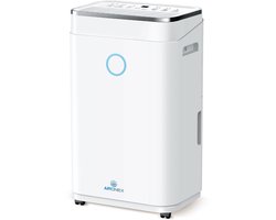 Aironex Luchtontvochtiger 20 ltr - Ontvochtigt 20 liter per dag - Voorkomt Schimmel - Stil - Geschikt voor woonkamer, slaapkamer, badkamer, kelder en garage - Vochtvreter- Luchtontvochtiger en Luchtreiniger- Krachtige ontvochtiger - Dehumidifier