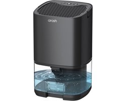 arash® Luchtontvochtiger - Ontvochtigd 450ML Per Dag - 2-in-1 Luchtreiniger Dehumidifier - Stil - Slaapkamer / Badkamer / Huis - Coloured LED - Zwart