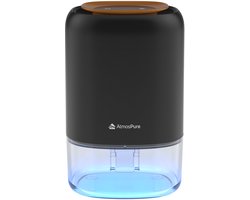 AtmosPure® Luchtontvochtiger AirDry Compact - Ontvochtigt 500 ml per Dag - Extreem Stil - RGB LED - Luchtreiniger voor Woonkamer, Slaapkamer & Badkamer
