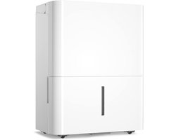 Aurixi® Luchtontvochtiger en luchtreiniger - Luchtontvochtiger slaapkamer - Luchtontvochtiger - Wit - 35cm x 25cm x 51cm