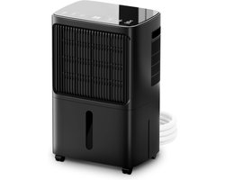Aurixi® Luchtontvochtiger en luchtreiniger - Luchtontvochtiger slaapkamer - Luchtontvochtiger - Zwart -‎28cm x 30cm x 48 cm; 9.84 kg