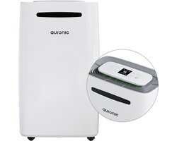 Auronic Luchtontvochtiger - Compact Plus Series - Ontvochtigt 20L per dag in Huis - 5.5L Waterreservoir - Slaapkamer, Badkamer, Woonkamer en Kantoor - Dehumidifier - Wit
