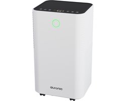 Auronic Luchtontvochtiger - Compact Series - 10L per dag - 2L Waterreservoir - Was-droog functie - Slaapkamer, Badkamer en Woonkamer - Vochtopnemer voor in Huis - Dehumidifier - Wit