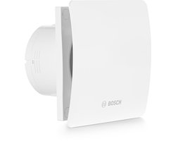 Bosch Badkamerventilator 1500 DH W 100 - voor Ventilatie in Badkamer en Toilet Tegen Vocht en Schimmel - met Bevochtigingsmechanisme en Timer - 100mm Diameter