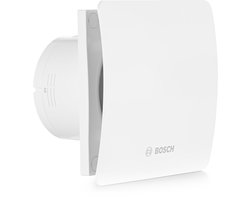 Bosch Badkamerventilator 1500 DH W 125 - voor Ventilatie in Badkamer en Toilet Tegen Vocht en Schimmel - met Bevochtigingsmechanisme en Timer - 125mm Diameter