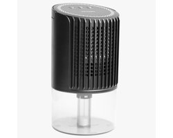 Byamos - Luchtontvochtiger – Dehumidifier - Compact En Stil – 1000 ml – LED-verlichting – Zwart