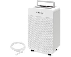 Dehumidifier - Luchtontvochtigers - Automatische Timer - 25L - Geschikt voor Slaapkamer, Badkamer, Woonkamer en Kelder - Wit