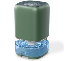 Draagbare elektrische luchtontvochtiger 900 ml - Stil, energiezuinig en met LED-sfeerverlichting