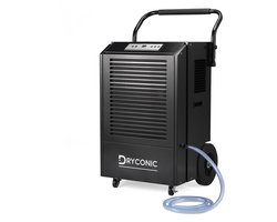 Dryconic Bouwdroger 90L – Professionele luchtontvochtiger – ContinuousDrain® – Auto-Defrost – JobSite™ metalen behuizing – Extra grote luchtinlaat