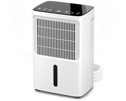 Erikssøn Luchtontvochtiger Dry Pro Plus - Ontvochtigt Tot 16 Liter Per Dag - Was-droog Functie - Geschikt Voor Huis, Slaapkamer , Badkamer , Woonkamer En Kelder - Dehumidifier - vochtvreters voor in huis - Wit
