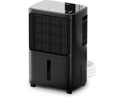 Erikssøn Luchtontvochtiger Dry Pro Plus - Ontvochtigt Tot 16 Liter Per Dag - Was-droog Functie - Geschikt Voor Huis, Slaapkamer , Badkamer , Woonkamer En Kelder - Dehumidifier - vochtvreters voor in huis - Zwart