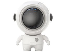 Gigicial Astronaut Necker Ventilator - Draagbare Necker Ventilator - 360° Verstelbaar + 900 Mah Batterij - 1 Stuk - Voor Reizen/Wandelen + Wit