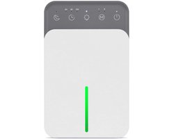 Gloovon® - Luchtontvochtiger - Ontvochtigt Tot 0.35 Liter Per Dag - Extreem Stil - 1.5L Waterreservoir - RGB - Geschikt voor Huis, Slaapkame - Witr & Kantoor - Wit