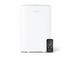 Helthome 20 Liter Luchtontvochtiger & luchtreiniger met Wasdroogfunctie, HEPA + Ionisator & Wi-Fi - Stil & Energiezuinig - voor Woonkamer & Werkruimte