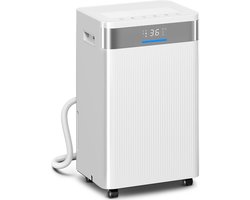 HOMCOM Dehumidifier ABS 30,5L x 23,5B x 49,5H cm Wit
