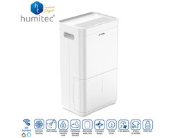 HTW - Ontvochtiger 10ltr- 24uur/ 20m2- WIFI -slaapkamer - badkamer - huiskamer -woonkamer - wasruimte - droogfunctie