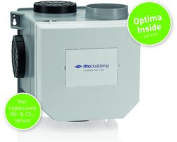 Itho Daalderop CVE-S S CO2 Optima Inside HP 415m3/h + ingebouwde RV vochtsensor en CO2 sensor - perilex stekker
