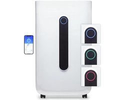 JC's - Luchtontvochtiger - Luchtreiniger - 2 in 1 - 20L luchtontvochtiging per dag - GROTE 6,5 LITER tank - Ruimte tot 70m² - Wasdroog Functie - Zeer stil - Dehumidifier – Luchtontvochtigers
