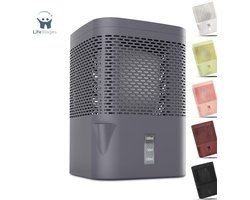 LifeStages - Ontvochtiger Kelder - Luchtontvochtiger - Ontvochtiger - Vochtvreter - Ontvochtiger Huis - Zonder Stroom - met Schenktuit 680g Ontvochtigingsgranulaat - 1L - Titaniumgrijs