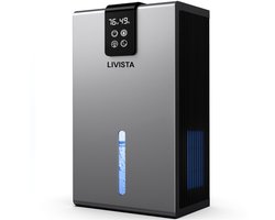Livista Luchtontvochtiger voor Thuisgebruik – Met Luchtzuiveringsfunctie – 2.8L – Intelligente Vochtigheidsregeling – Laag Geluidsniveau – Automatische Uitschakeling bij Vol Waterreservoir – Geschikt voor Meerdere Kamers – Grijs