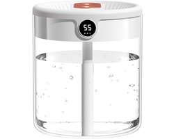 Luchtbevochtiger - Humidifier - Diffuser voor Woonkamer, Kantoor, Babykamer, Slaapkamer - Stil Ontwerp - Vernevelaar 2L