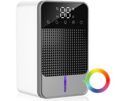 Luchtontvochtiger, 1200 ml, draagbare huishoudelijke luchtontvochtiger, automatische uitschakeling, energiebesparend, tegen vocht en schimmel