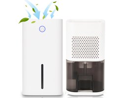 Luchtontvochtiger - 850ml Waterreservoir - LED - Vochtopnemer voor in Woonkamer, Slaapkamer & Badkamer - Dehumidifier - Wit