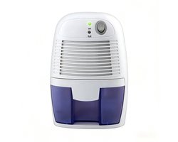 Luchtontvochtiger - Luchtontvochtigerslaapkamer - Luchtontvochtiger Badkamer - 500 ml - voor het bestrijden van vocht, schimmel en condens - voor huis, keuken, slaapkamer, caravan, kantoor en garage - wit en blauw