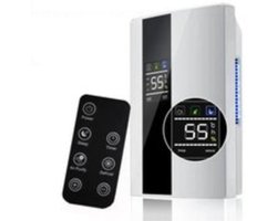 Luchtontvochtiger - Luchtreiniger - 2 in 1 Vochtabsorberende Oplossing - Ideaal Voor Kelders - Met Afstandsbediening - 24.5x37.5