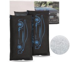 Luchtontvochtiger voor Auto - Herbruikbaar Vochtkussen tegen Beslagen Ruiten - 2 x 1000 g Auto Winteraccessoires