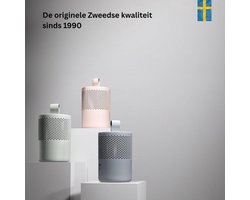 Luchtontvochtiger zonder Stroom – Vochtvreter tot 25 m² | Inclusief Navulling | Gemaakt van Gerecycled Kunststof | Antischimmel Vochtoplossing voor Woonkamer, Badkamer & Kelder (Blauw)