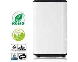 Merax Luchtontvochtiger 25L - Luchtreiniger voor 26㎡ - Dehumidifier - Wit