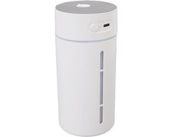 Mini-luchtbevochtiger 250 ml 5V USB-oplaadbare draagbare autoluchtbevochtiger Aromatherapie-luchtbevochtiger Slimme luchtbevochtiger met nachtlampje voor auto, vrachtwagen, thuiskantoor, slaapkamer