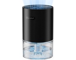 Mini Luchtontvochtiger 750 ml – 300 ml/dag, 23 W – Auto-Stop, Ultra Stil (≈30 dB), 7-kleur Nachtlicht – Voor Slaapkamer/Kast/Kantoor/Camper