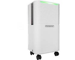 Monzana Luchtontvochtiger – 12L/dag Stil <38 dB 200W 20m² Wielen – Wit