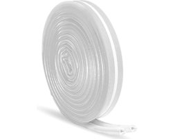 Nordix Tochtstrip - voor Deuren - 3 Meter - D-Profiel - 9 x 6 MM - Tochtstopper - Vochtbestendig - voor Ramen - Tochtband