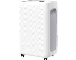 Nurion Slimme luchtontvochtiger compact Ontvochtigt 20Liter per dag - 4L Waterreservoir - Was en droog functie - Slaapkamer, Badkamer en Woonkamer en Kelder - Vochtopnemer voor in Huis - Dehumidifier - Wit