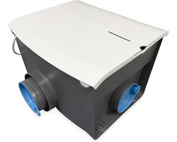 Orcon woonhuisventilator MVS-15RHB - 600 m3/h - met vochtsensor en afstandsbediening RF