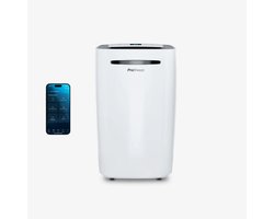 Pro Breeze Luchtontvochtiger – Zeer Krachtige 25L/dag Ontvochtiger – Wasdroogfunctie – Timer – 5,5L Watertank – met slimme app-bediening – Wit