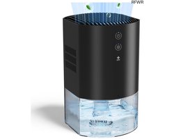 RFWR® Luchtontvochtiger 990ml - Ultrageluid, Efficient voor Thuis en Auto, Automatische Uitschakeling, Compact Ontwerp, Stille Werking, Ideaal voor Slaapkamer en Badkamer