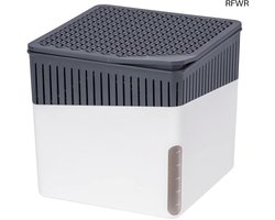 RFWR® Luchtontvochtiger voor het verminderen van schimmel en geuren, navulbare opvangbak, 1,6 l vochtcapaciteit, stijlvol en milieuvriendelijk