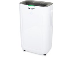 Rockerz Luchtontvochtiger - Ontvochtigt tot 20 liter per dag - Ruime 6,5L watertank - Was-droog functie - Krachtige luchtstroom 195 m³/u - Verbetert luchtkwaliteit - Dehumidifier - Wit