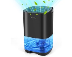 SCH® Vochtvreter Electrisch - Vochtvreter - Ontvochtiger - Zwart - ‎27cm x 18cm x 18cm