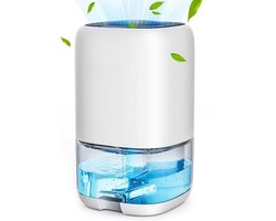 StayPowered Luchtontvochtiger - 1000ml per dag - LED verlichting - Energiezuinig - ruimtes tot 30m² - Automatische anti-vochtigheid - Antischimmel - wit -> april Deal! (levering sneller dan aangegeven)