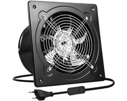 Stille wandventilator 150mm met terugslagklep - Krachtige luchtverversing voor binnenruimtes