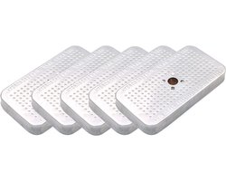 Veilig Oplaadbare Silica Gel Ontvochtiger - 5 Pack van 40 Gram