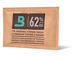 Vochtregulator voor kruiden | 62% RH 2-weg vochtcontrole | Bescherming tot 450 g | Voorkomt terpeenverlies | 1 stuk